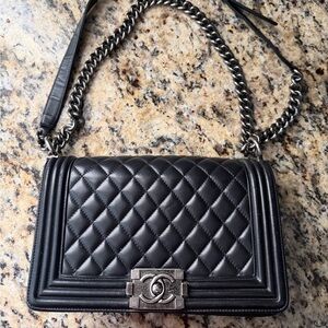 Chanel Medium Boy Bag in Calfskin
